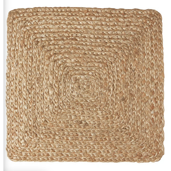 IKEA OMBONAD Place Mat, Jute Braided, 15"x15" (105.277.75) NEW - Picture 1 of 3